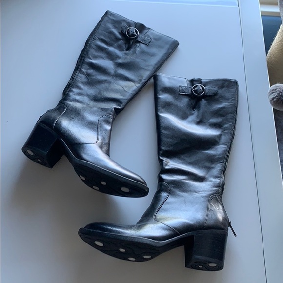 Crown by Born Black Briony Boots Size 7 NEW - Picture 1 of 8